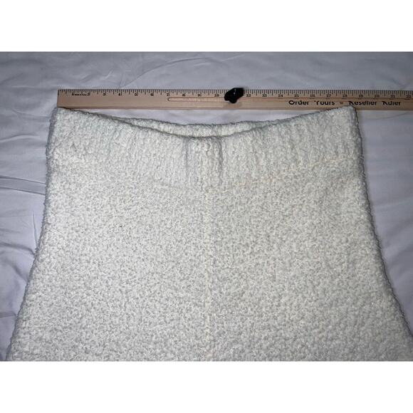 Skims Cozy Knit Boucle Pants Plus Size 4X/5X Bone High Rise Teddy Loungewear - Picture 9 of 16